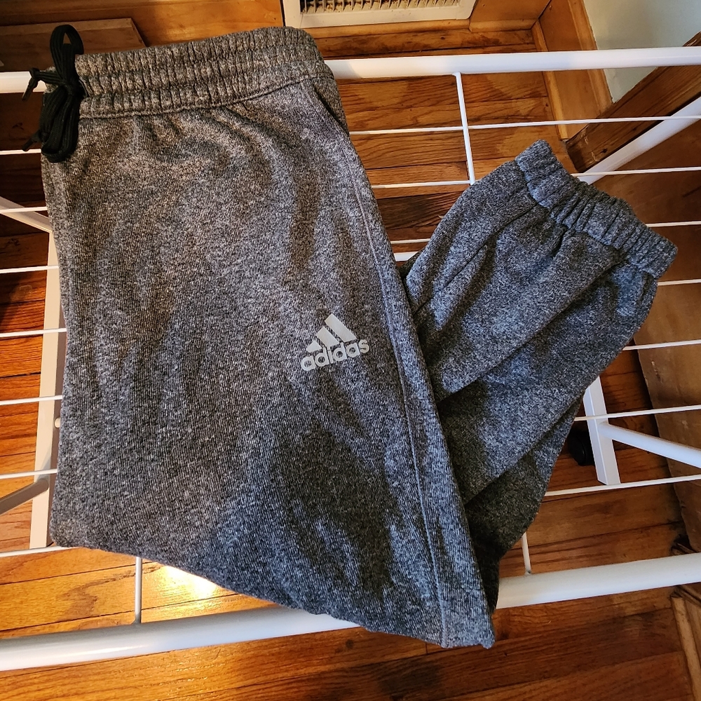 Adidas Women's Gray Jogger Capris